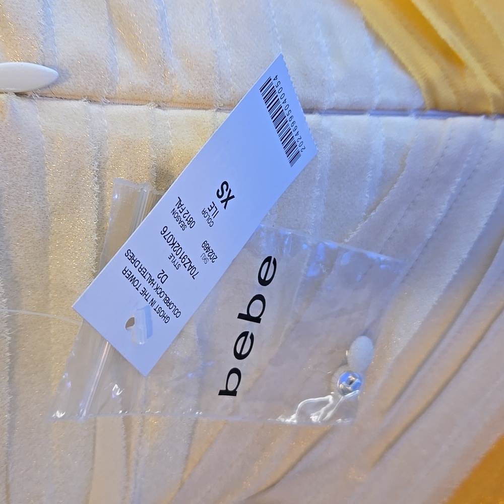 Bebe NWT halter-style body con dress XS - Picture 9 of 10